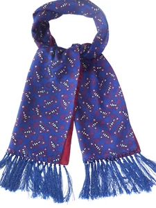 Vintage Tootal Scarf Cravat Dapper Mod Scooter Indie Skins Goodwood Ascot Races - Picture 1 of 3