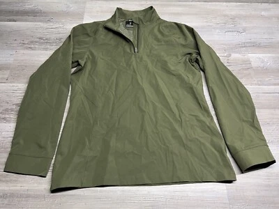 Under Armour Tactical Womens OD Green 1/4 Zip Pullover Jacket Size M Outerwear - Image 1 of 4