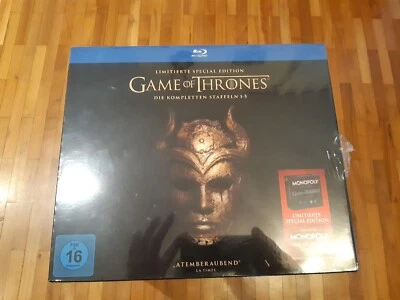 Game Of Thrones 1-5, Blu Rays - Limitierte Special Edit. + Monopoly, NEU & OVP - Bild 1 von 2