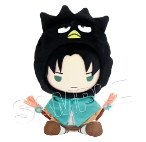 Attack on Titan X Sanrio Levi Ackerman X BAD BADTZ-MARU Munyugurumi Plush - Picture 1 of 1