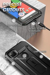 SUPCASE for Google Pixel 4A, FullBody Screen Case Stand Shockproof Cover - Picture 1 of 7