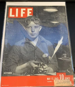MAY17, 1943 LIFE MAGAZINE - BOY POWER - WWII - GREAT ADS - Picture 1 of 4