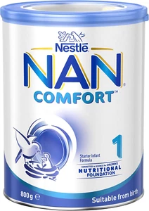 Nestlé NAN COMFORT 1 Newborn Formula, Stage 1 Formula Suitable from Birth – 800G - Picture 1 of 12