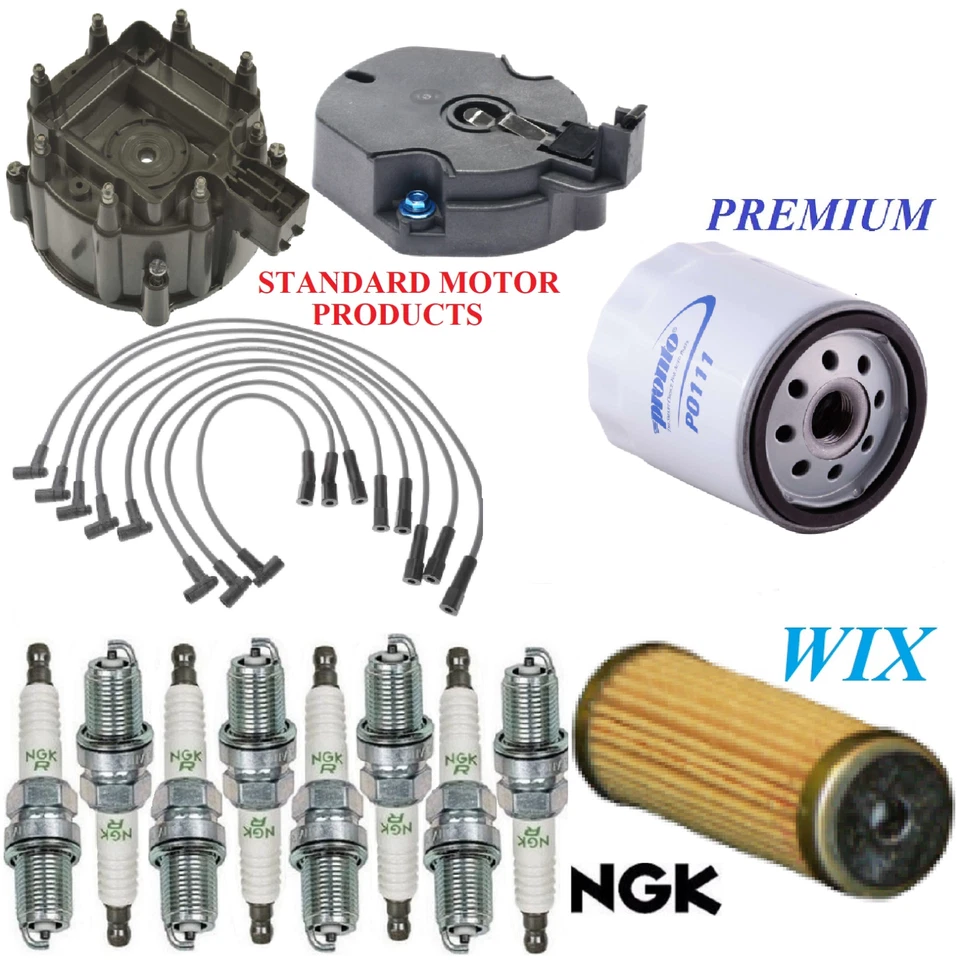 Kit de afinación filtros tapa cable bujías para Pontiac Grand Lemans V8 4,9 L 1981 Foto 1 de 1