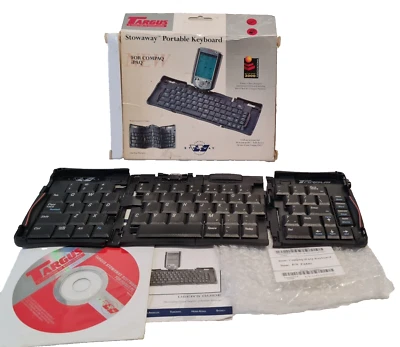 TARGUS Stowaway Portable Keyboard for Compaq Ipaq Foldable PA840 Genuine - Image 1 of 4