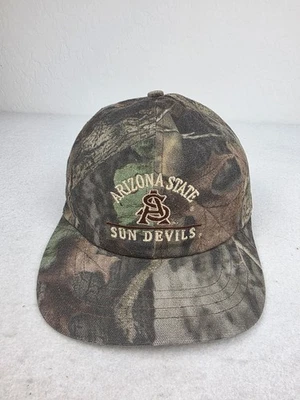 Arizona State University ASU Sun Devils Camo Strapback Hat Cap NCAA Embroidered - Image 1 of 4
