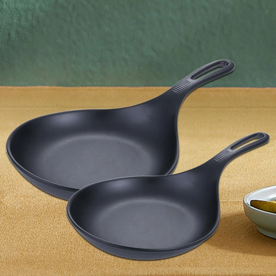 Spoon Pizza Plate with Handle Snack Serving Tray Multifunctional Barbecue Plate - Image 1 of 1