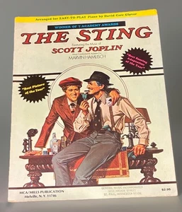 1974 Sheet Music THE STING Featuring The Music Of SCOTT JOPLIN by Marvin Hamlish - Picture 1 of 7