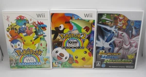 Poke Park Wii, 2 BW & Pokemon Battle Revolution 3games Nintendo Wii Japan import - Picture 1 of 10