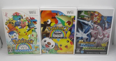 Poke Park Wii, 2 BW & Pokemon Battle Revolution 3games Nintendo Wii Japan import - Image 1 of 4
