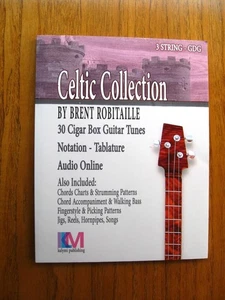 Colección Celtic por Brent Robitaille 3 Cuerdas GDG 30 Caja de Puros Guitarra Melodías - Imagen 1 de 1