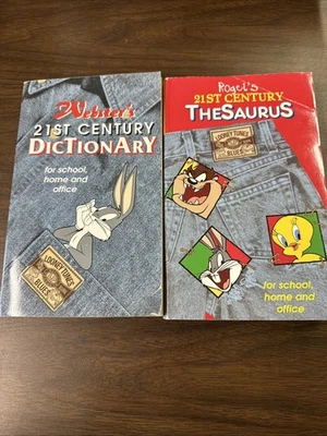 Looney Tunes 90’s Dictionary And Thesaurus. Paperbacks - Image 1 of 4