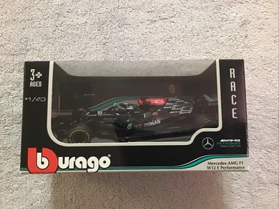 Bburago LEWIS HAMILTON #44 AMG Petronas Mercedes Indy/ F1 Diecast 1/43 - Image 1 of 4