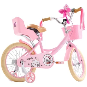 Kids Bike 16 Inches Princess Style Children Bicycle for Girls Aged 4-8 - Picture 1 of 12