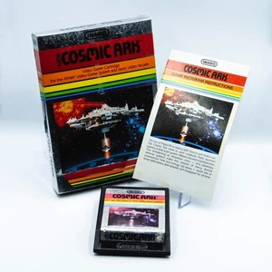 Cosmic Ark Atari 2600 | Cartridge Box Manual CIB | Tested & Working - Picture 1 of 6