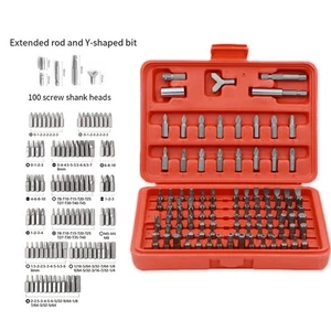 TAMPERPROOF CRV SECURITY SCREWDRIVER COMPREHENSIVE DRIVER 100PC - Picture 1 of 9