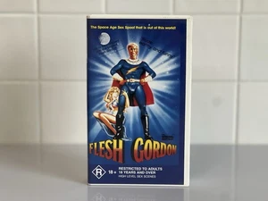 Flesh Gordon (1974) VHS Comedy Scifi Small Box Cult Classic - Picture 1 of 3