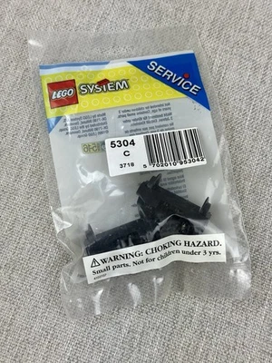 NEW 1995 LEGO System Black Train Wheels Wheelsets Sealed Service Bag ~ #5304-C - Image 1 of 4