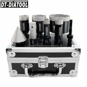8pcs Diamond Drilling Core Bit Set Milling Bit Hole Saw for Marble Tile Granite - Picture 1 of 7