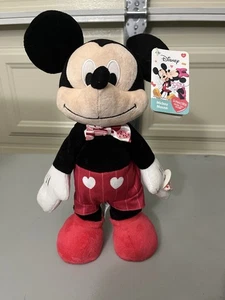 Disney Dancing Mickey Mouse Plüsch Valentine’s Edition 13 Zoll bewegt sich von Seite zu Seite - Bild 1 von 4