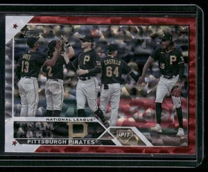 2023 Topps #430 Pittsburgh Pirates lámina roja #/199 - Imagen 1 de 2