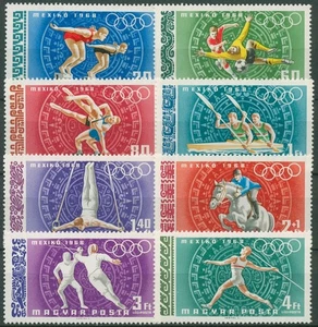 Ungarn 1968 Olympia Sommerspiele Mexiko 2434/41 A postfrisch - Picture 1 of 1