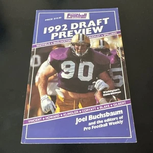 Vintage Pro Football Weekly 1992 NFL Draft Preview Joel Buchsbaum Steve Emtman - Bild 1 von 5