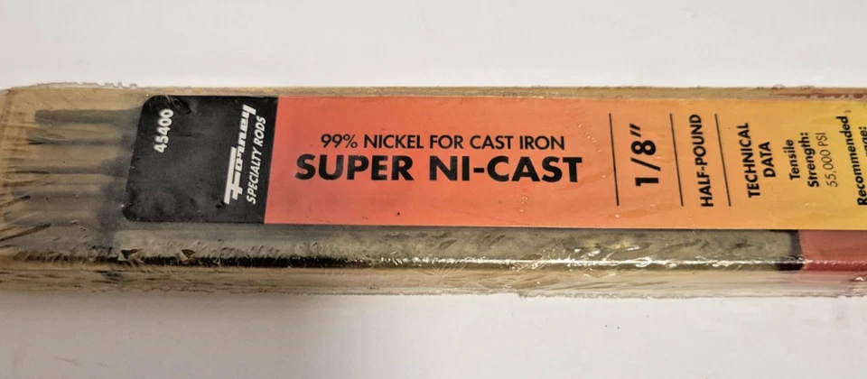 Forney 45400 Super 99-Percent Nickel Cast Sepcialty Rod 1/8-Inch 1/2-Pound