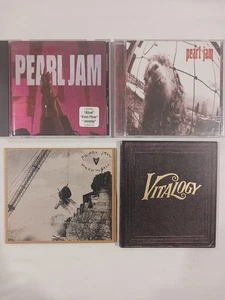Pearl Jam (4 CD Lot) Ten, Vs, Merkinball, Vitalogy, 90s Grunge Alt Rock 1990s  - Picture 1 of 24