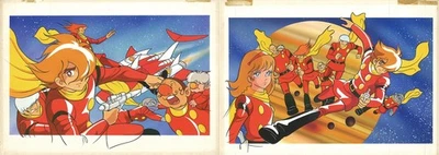 Shotaro Ishinomori Cel animación dibujada a mano ilustraciones Cyborg 009 japonés Foto 1 de 4