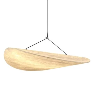 Silk Pendant Light - 27.6 inchs Wabi-sabi Boho Chic Japanese Adjustable Heigh... - Picture 1 of 9
