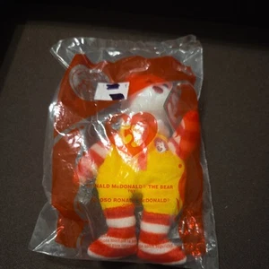 McDonald's Happy Meal Ronald McDonald the Bear #6 Ty Beanie Baby Collection 2004 - Picture 1 of 4