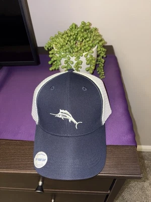 Tommy Bahama TB темно-синий Outddor путешествий отпуск бейсбольная кепка шляпа новый с Ярлыками - Изображение 1 из 2