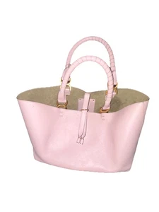 Chloe Marcie Top Handle Tote Wild Gray Medium Leather Perfect Work Bag See Pic - Bild 1 von 13