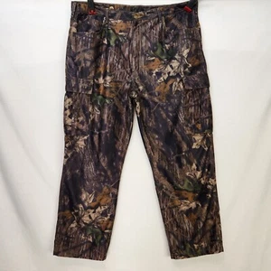 Cabela's MOSSY Oak Break Up Men's Cargo Camouflage Hunting Pants 42 Regular EUC - Picture 1 of 12