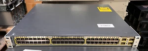 Cisco WS-C3750-48PS-S 48-Ports Fast Ethernet Network Switch +4x SFP - Bild 1 von 3