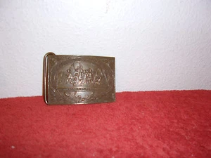 VINTAGE SOLID BRASS BELT BUCKLE SOUVENIR COLUMBIAN EXPOS..1892.. - Picture 1 of 7