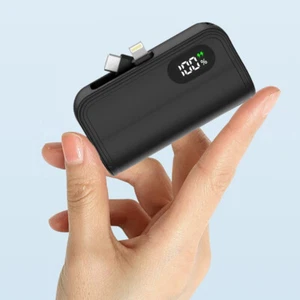 10000mAh Mini Power Bank Portable Battery Charger For iPhone 15/14/13/12/Android - Picture 1 of 9