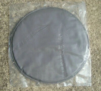 IKEA BENO Chair Pad Outdoor Round Gray Cushion w/ Ties 13 3/4 " Seat Pad - NEW