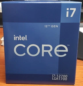 Intel Branded CPU Thermal Fan from i7-12700 CPU Retail Box - LGA1700 - Picture 1 of 3