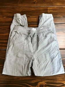 Old Navy Pants, Youth Boys Size XL, Gray, Pockets, Drawstring - Picture 1 of 8