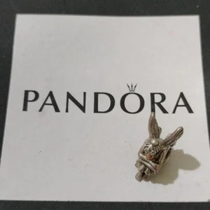 Pandora Sterling Silver Sitting Pixie Fantasy Bead with 14K Gold Heart -791206 - Picture 1 of 3