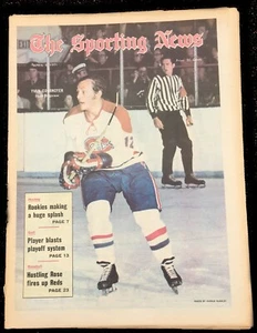 3 de abril de 1971 Sporting News Montreal con canadienses Yvan Cournoyer en portada - Imagen 1 de 1