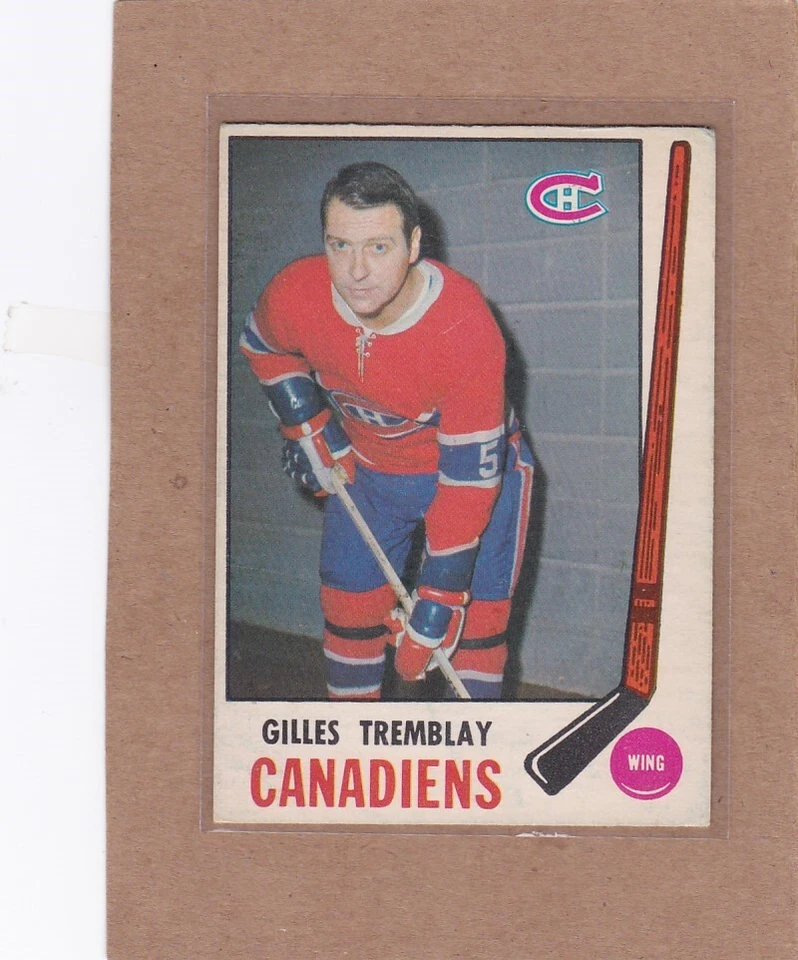 1969-70 O PEE CHEE HOCKEY GILLES TREMBLAY #168 CANADIENS VGEX/EX *A29435 - Image 1 of 1
