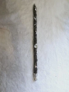 Handmade Halloween Silver Clear Crystal Wand Cosplay Witch Wizard Magic Spell - Picture 1 of 7