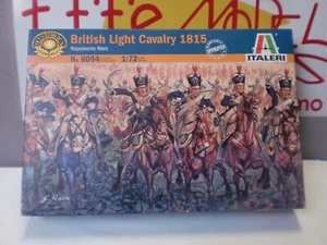 ITALERI 1/72  - BRITISH LIGHT CAVALRY 1815 - NAPOLEONIC WARS - ART. 6094 - Picture 1 of 1