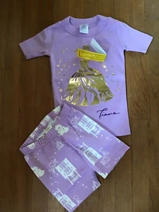 Hanna Andersson 90 Gr. 3 Disney Princess Tiana Organic Short John Pyjama Schlafanzug - Bild 1 von 2
