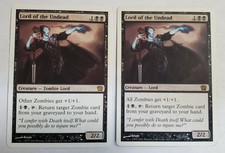 1× Lord Of The Undead 8th Edition & 1x 9th Edition MTG Magic The Gathering LP