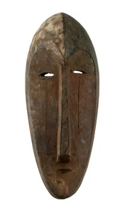 Masquette Fang Ngil Gabon - Masque  17 cm - Grade miniature - Art africain 17167 - Picture 1 of 5