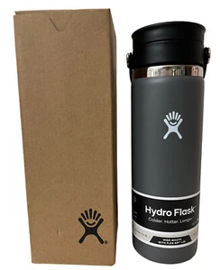New Hydro Flask Wide Mouth with Flex Sip Lid Bottle 20 oz Stone W20BCX010 - Picture 1 of 4